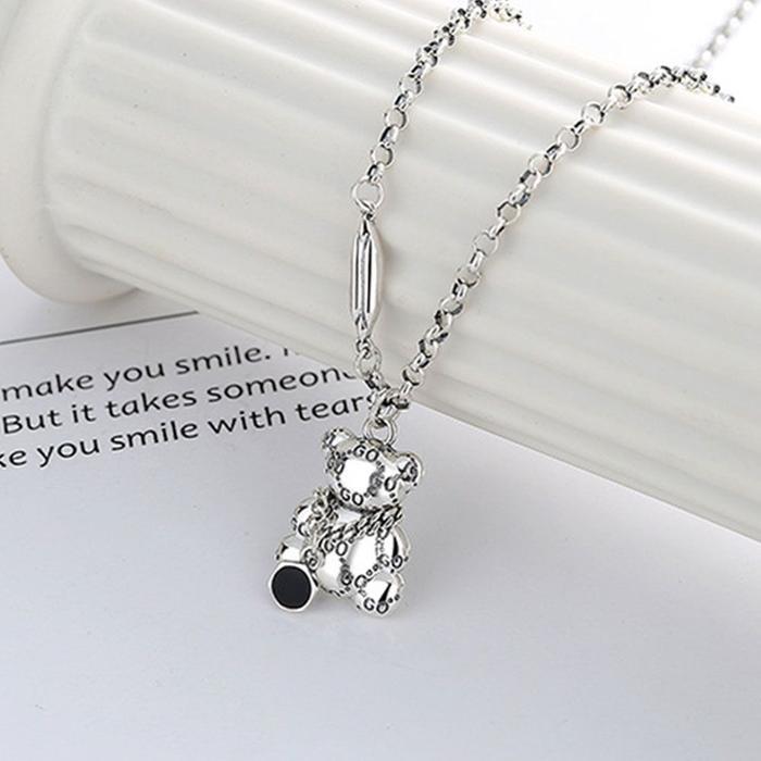 Stock Company VY [JHQSV6UQ51IP]925 Flexbear N311 Gnomo Necklace (28891126A)
