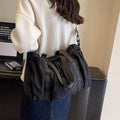 JHP10S4651IL Nylon Shopping Bag 3-Pocket String Shoulder Bag (29025900A)