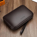 VW Stock Co., Ltd [JHM4401651IC] leather men's pouch high-end brown bag (29145731A)