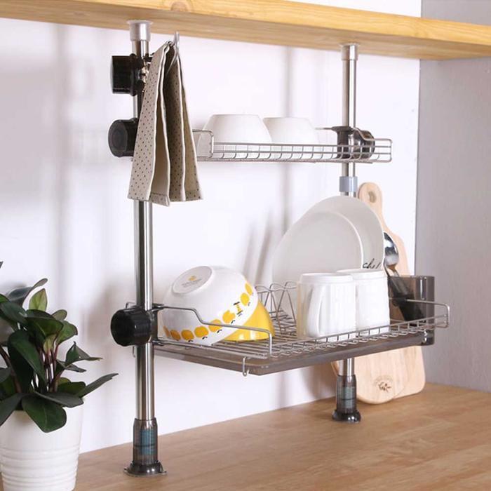 VW Corporation JHMN94SQ51C5 sink pillar-style small studio kitchen drying rack (29169958A)