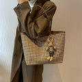 VW Stock Co. [JHM5SR7851IL] girl cute keyring included check shoulder bag (29174125A)