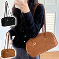VW Stock Company [JHQSYOCN51IL] Suede Mat Shoulder Bag 1P Daily Fashion Bag (29512390A)