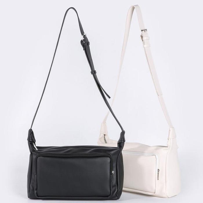 VW Stock Co. [JHQSYOEW51IL] storage rectangular shoulder bag 1P zipper pocket natural (29512726A)