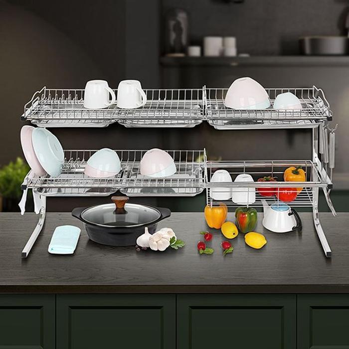 VW Stock Company JHP5864951C5 Dish Drying Rack 1000mm Double Sink Shelf Washing (29661114A)