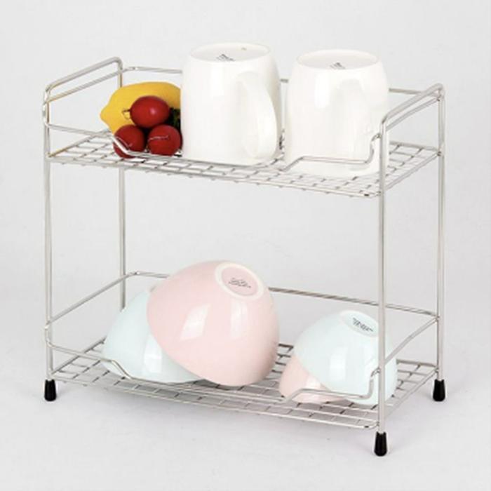 VW Stock Company [JHP37T8751C5] Shelf Plate Dinnerware Drying Rack Organizer 2-tier (29679484A)