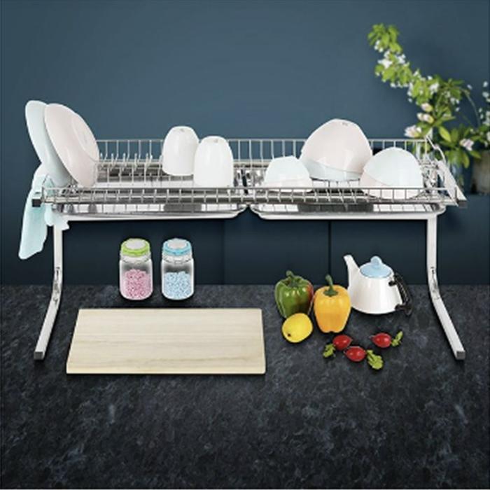 VW Stock Company JHP3899U51C5 800 Stainless Steel Bowl 1-Shelf Drying Rack Sink Cup (29682271A)