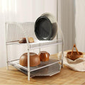 JHL6N6QT51C5 Kitchen Shelves 2-tier Stainless Steel Drying Rack Minimal (29887938)