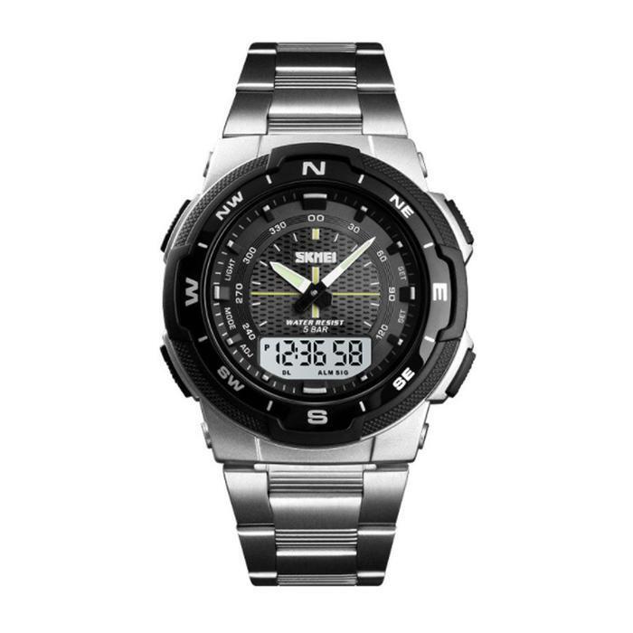 JHL68QRV51II Men's Metal Watch for 20s-40s Electronic