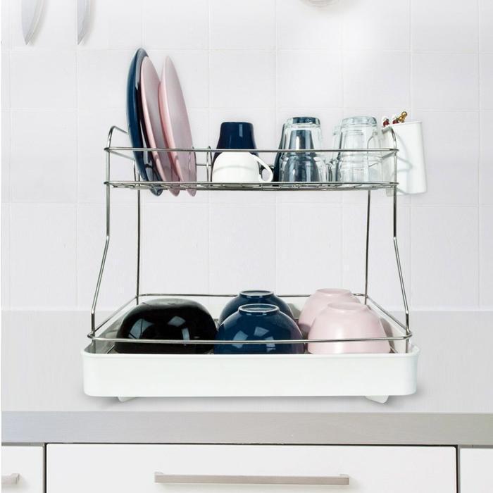 VW Corporate [JH053O1U52C5]sink countertop bowl shelf 2-tier dish dryer (31397542A)
