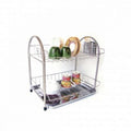 VW Stock Company SS Stainless Steel Sink Drying Rack 2-tier (31406583A)