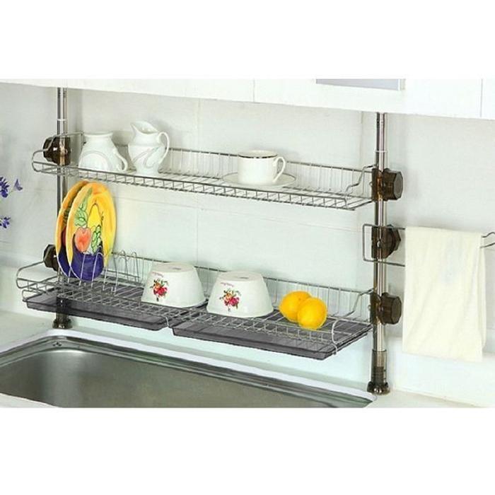 VW Corporation [JH25PS6R52C5] Sink Basin Double Shelves (Approx 59x24.5xH4268cm) (31415736A)