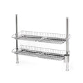 Viway Stock Shelf One-Touch Bongoing (S) 2-tier Gold 800mm (31419171A)