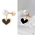 Miniature 14K Gold Pearl Heart Piercing (10830416A)
