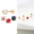 Miniature 14K Gold Color Gemstone Gold Piercing 10830420A