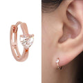 Mini Art 14K Cubic Heart Ring Rose Gold Gold Piercing (10932429A)
