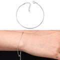 Miniature 92.5 Silver Twisted Chain Bracelet (19038244A)