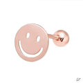 Mini Art Smile 14K Rose Gold Cute Gold Piercing (8539292A)
