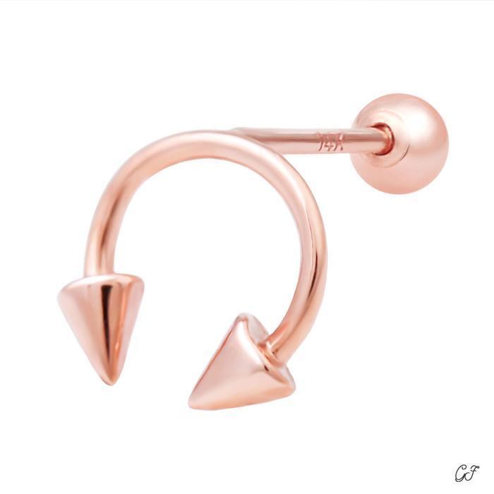 Miniare Cone 14K Rosegold Unique Gold Piercing 8539293A