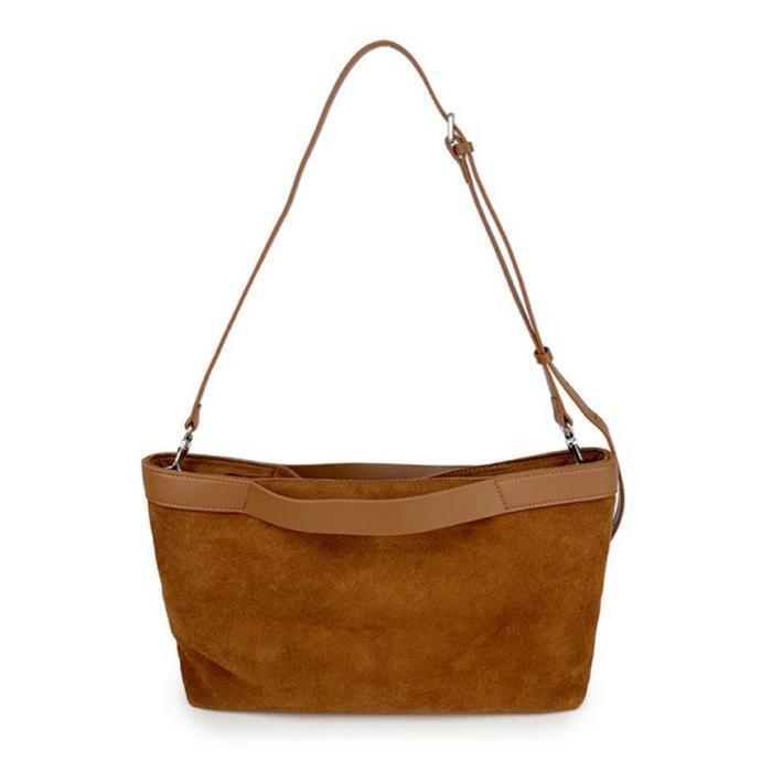 INSWAY High-Quality Leather Women's Shoulder Bag Suede Casual Handbag (3 colors) 43382888A