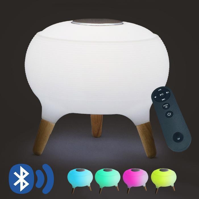 Daegyeong Distribution UdonFit Remote Control 7 Color Conversion Bluetooth Speaker Mood Light (86185