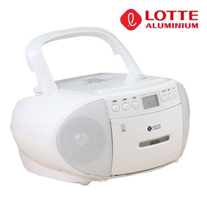 Daegum Distribution Lotte Pinky 880 White MP3 Cassette Player Radio (8686865A)
