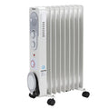 SmileGood Radiator 9-pin 2KW Timer Oil-free Mobility Wheel Overheat Protection Heater (42579039A)