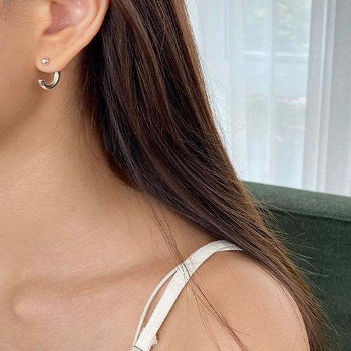 Raly (silver925) spike earring (15605026)