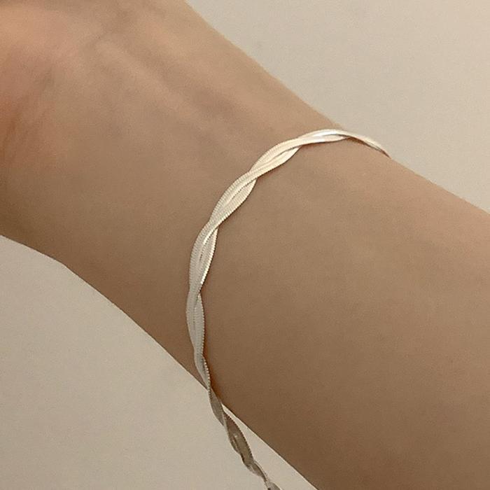 Raily (925 silver) Pretzel crown bracelet C 21 (16067714)