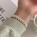 Raily Triple Pearl Bracelet 925 Silver C18 (16067959)