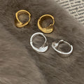 Raily (925 Silver) Wavy one touch earrings (1607323)