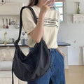 Raily basic women's moon shoulder bag daily neutral color shape (16949291A)