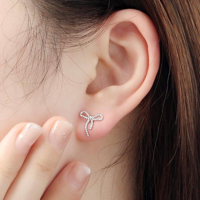 Riley Clothing Rly Girlfriend 100th Anniversary Gift Rope Pattern Cute Earrings (17782970)