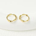 Raily Clothing Gold Plated Silver Ring Earring Wave (17783782)