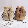Raily Two-color Straw Hat (46579326)
