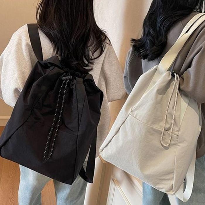 Raily light nylon shoulder bag with inner lining for women in big size (49588004)