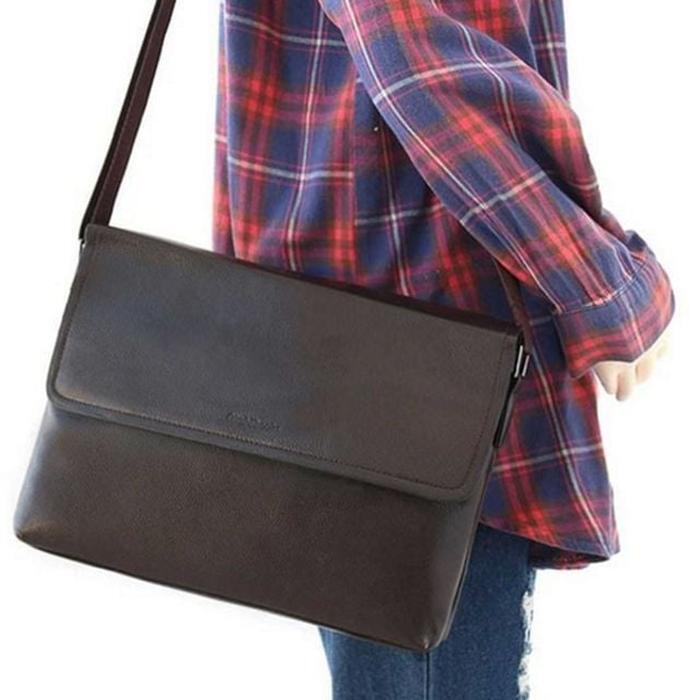 Raily Daily Women's Shoulder Bag Simple Leather Briefcase (49588055)
