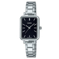 Casio casio LTP-V009D-1E round square black metal women's watch (14650394A)