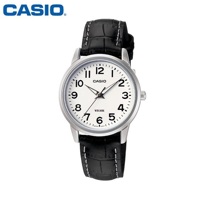 Casio women's leather watch