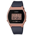 Casio LW-204-1A Women's Rose Gold Black Digital Watch (9019184B)