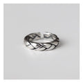 Antique bold rope ring (Silver925) (13173423A)