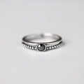 Proseller (Silver925) Jet hematite ring (13173442A)