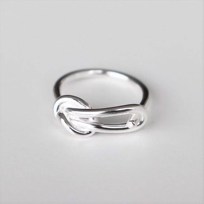 Silver925 Bold knot ring (13173450A)
