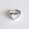 Cozy heart ring (Silver925)