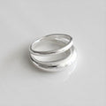 Silver925 Basic layered ring (13173457A)