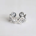 Proceller Silver925 Antique smile band ring 13173458A