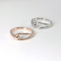 Silver SimpleLine Belt Ring (13173474A)