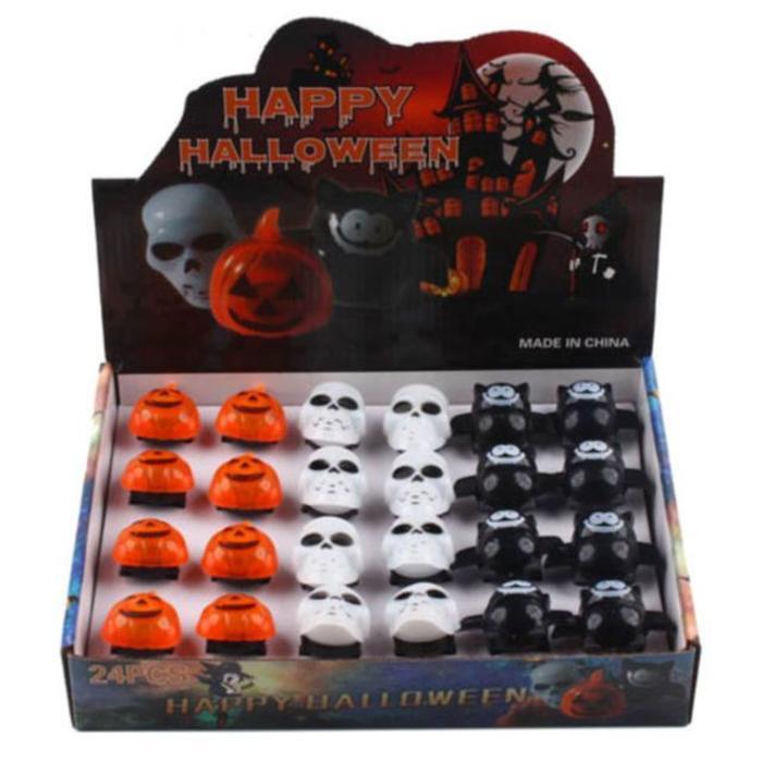 Halloween Three Pattern LED Ring (24 Count) Z15 (13173542A)