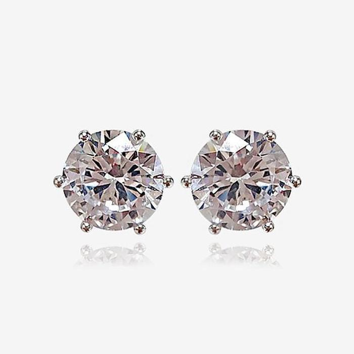 Proseller Azmond All Silver Earrings (13173636A)