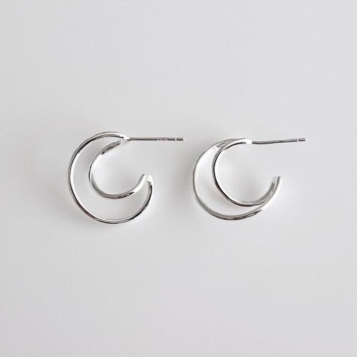 ProSeller Silver925 Cross Ring Earrings (13173662A)