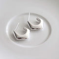 Silver925 Bold Pentagon Ring Earrings